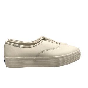 Keds Point Platform Sneaker White Woman's Size 8.5 Fashion Sneakers NWOT
